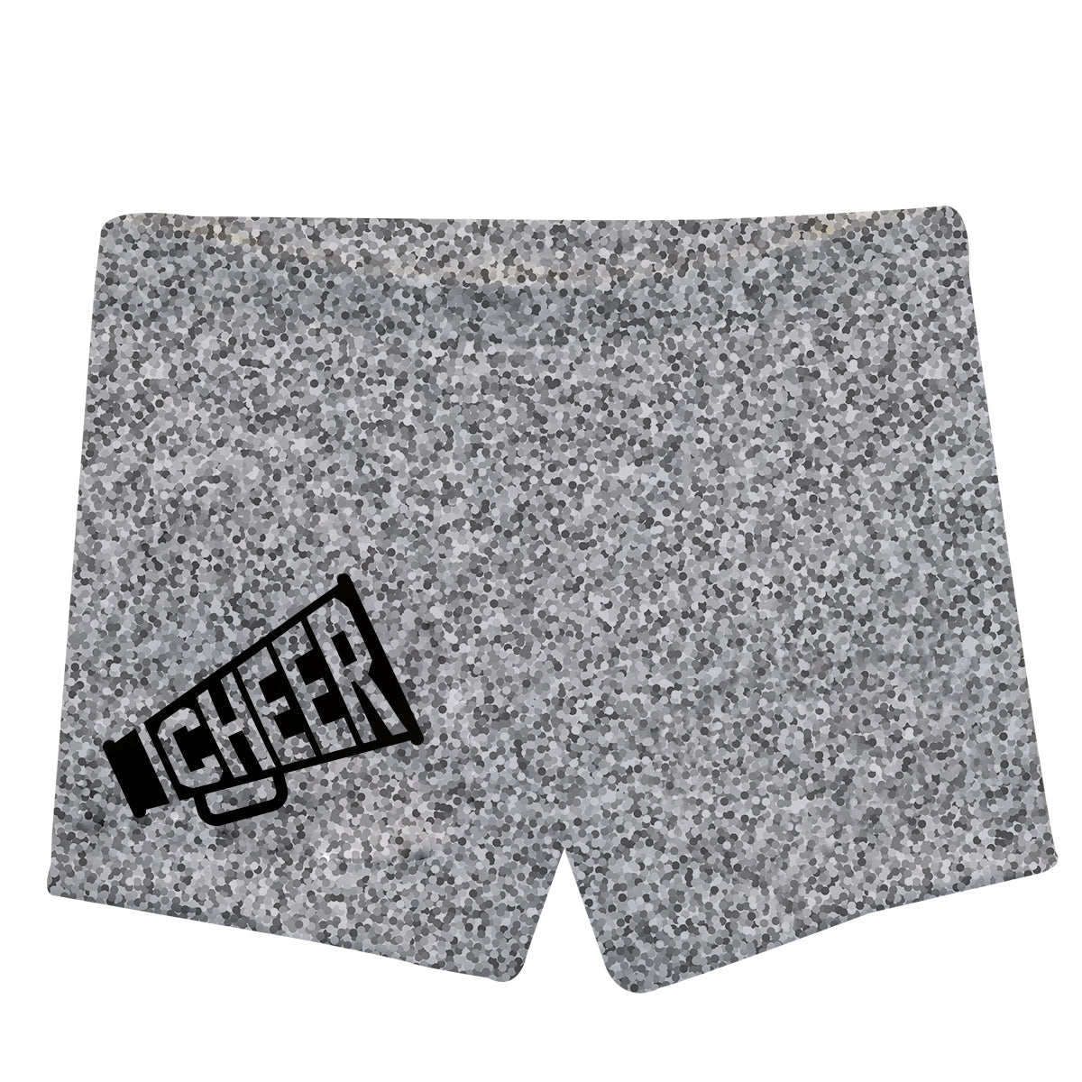 Gray Glitter Cheer Shorties