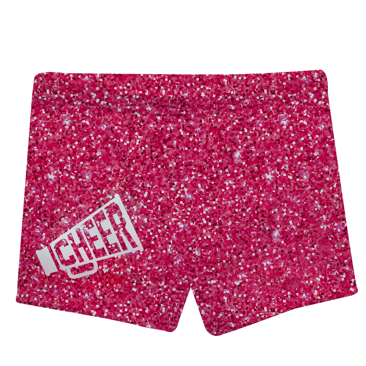 Hot Pink Glitter Cheer Shorties