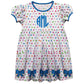 Bows Monogram Polka Dots White Short Sleeve Epic Dress