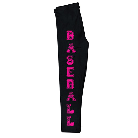 Baseball Black Leggings