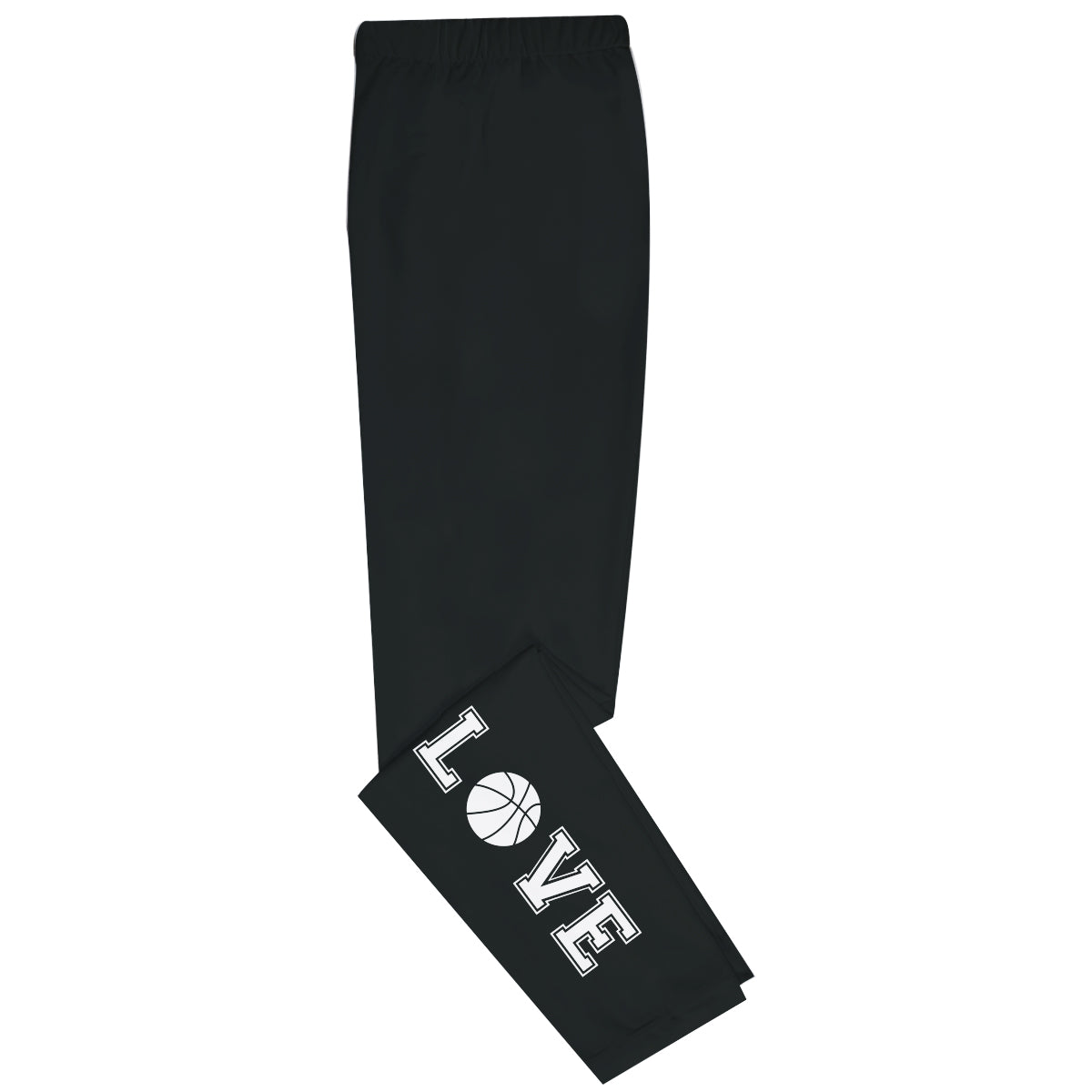 Basketball Love Black and White Leggings