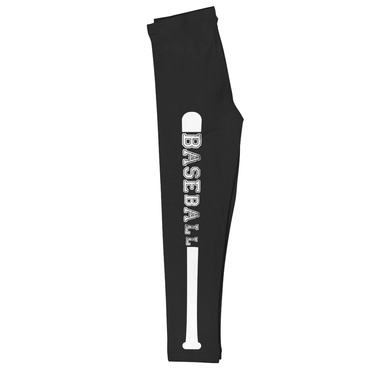 Baseball Bat Black Leggings