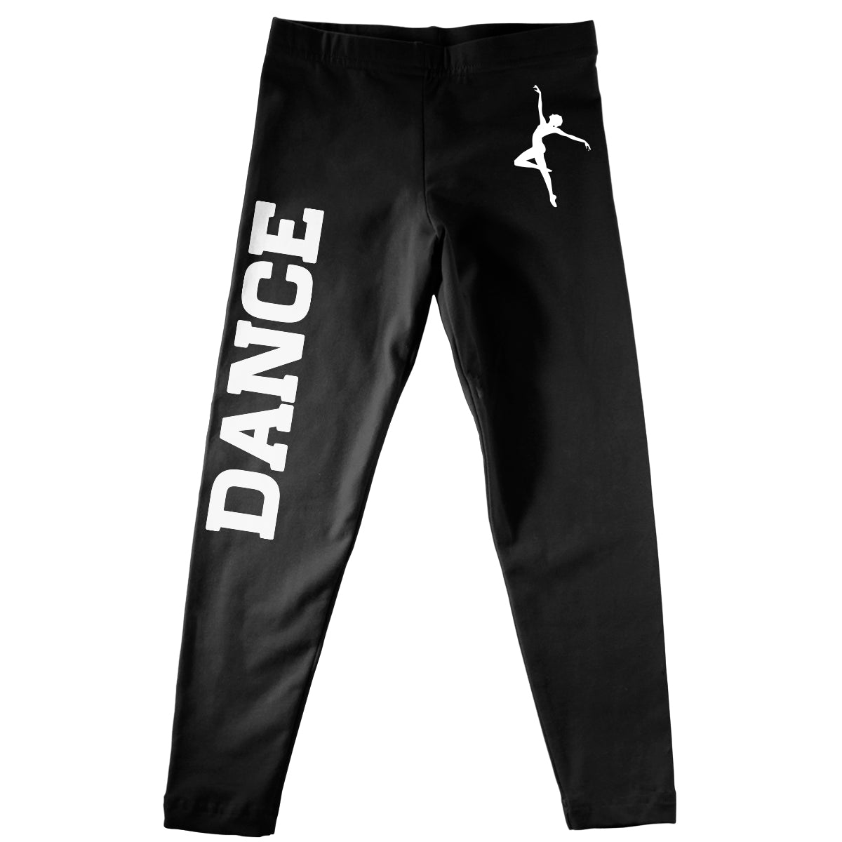 Dance Silhouette Black Leggings - Wimziy&Co.
