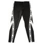 Gymnast Curves Stripes Black and White Leggings