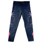 Gymnast Silhoutte Navy Leggings