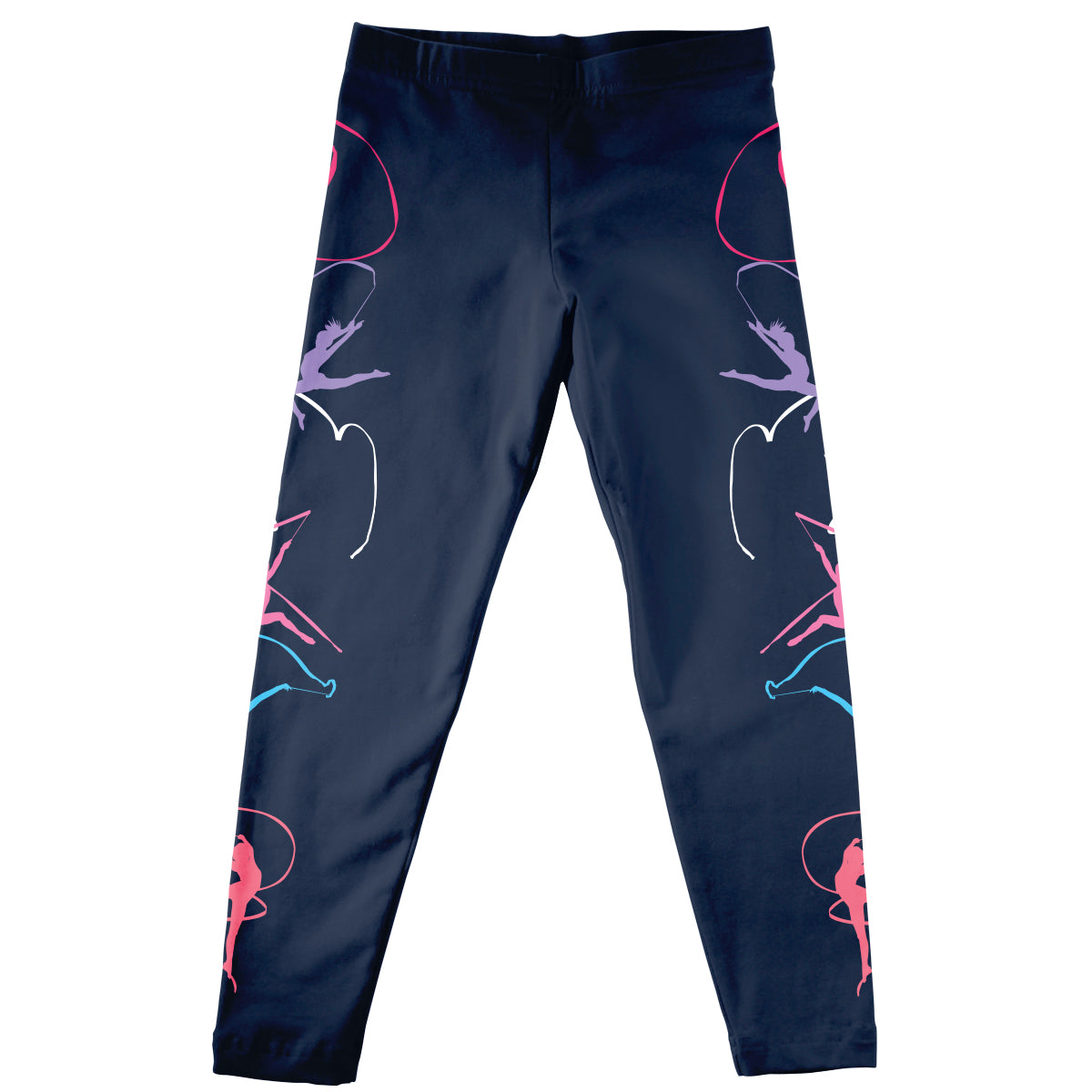Gymnast Silhoutte Navy Leggings