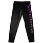 Gymnastics Black Purple and Pink Leggings
