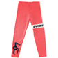 Gymnast Coral Leggings