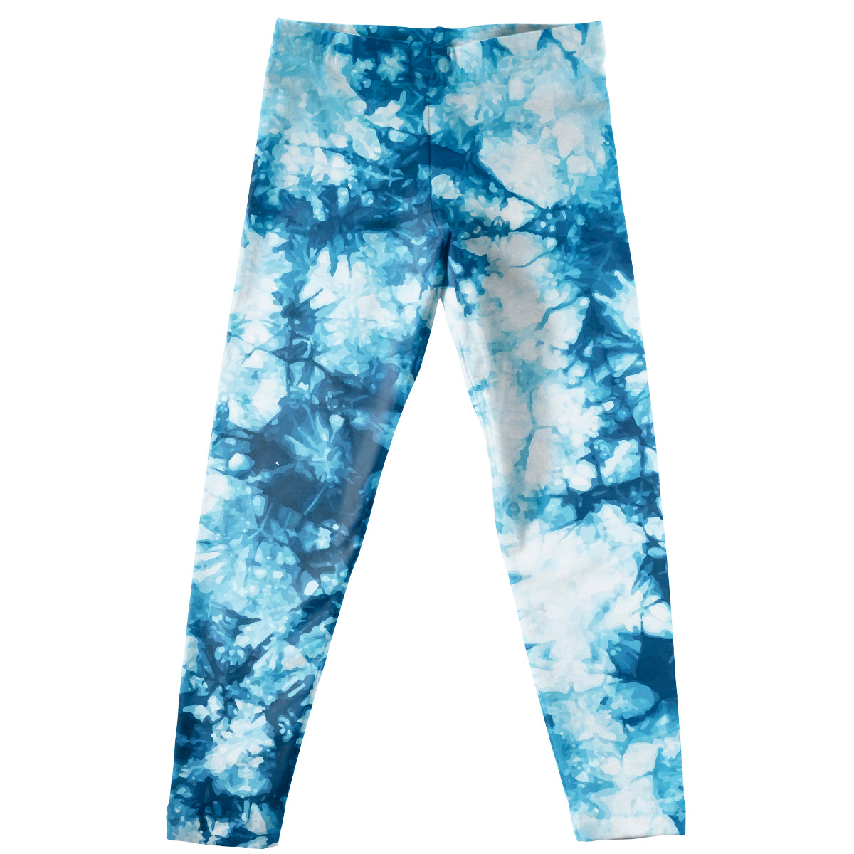 Tie Dye Blue and White Leggings - Wimziy&Co.