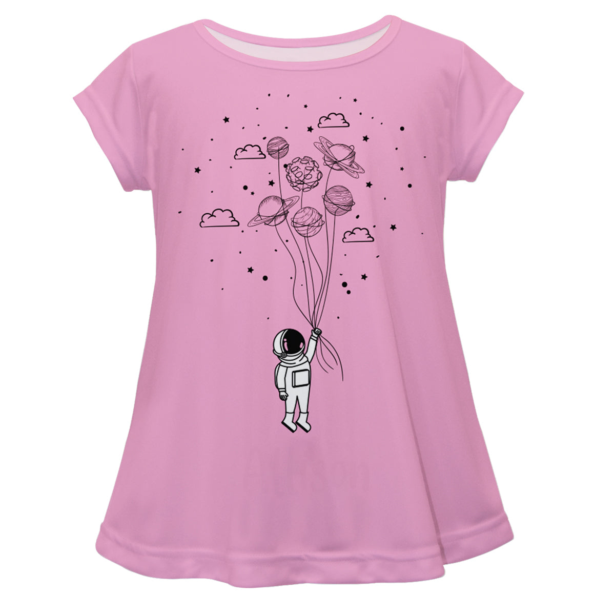 Astronaut Space Name Pink Laurie Top - Wimziy&Co.