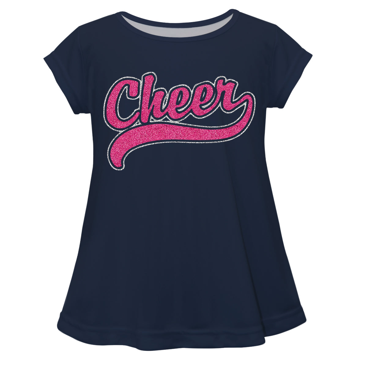 Cheer Navy Short Sleeve Laurie Top