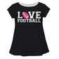 Love Football Black and White Laurie Top
