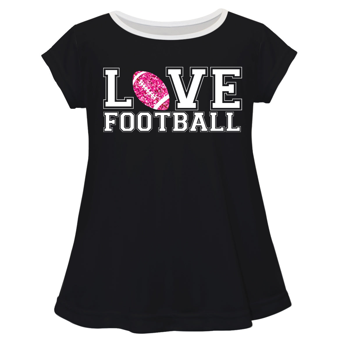 Love Football Black and White Laurie Top