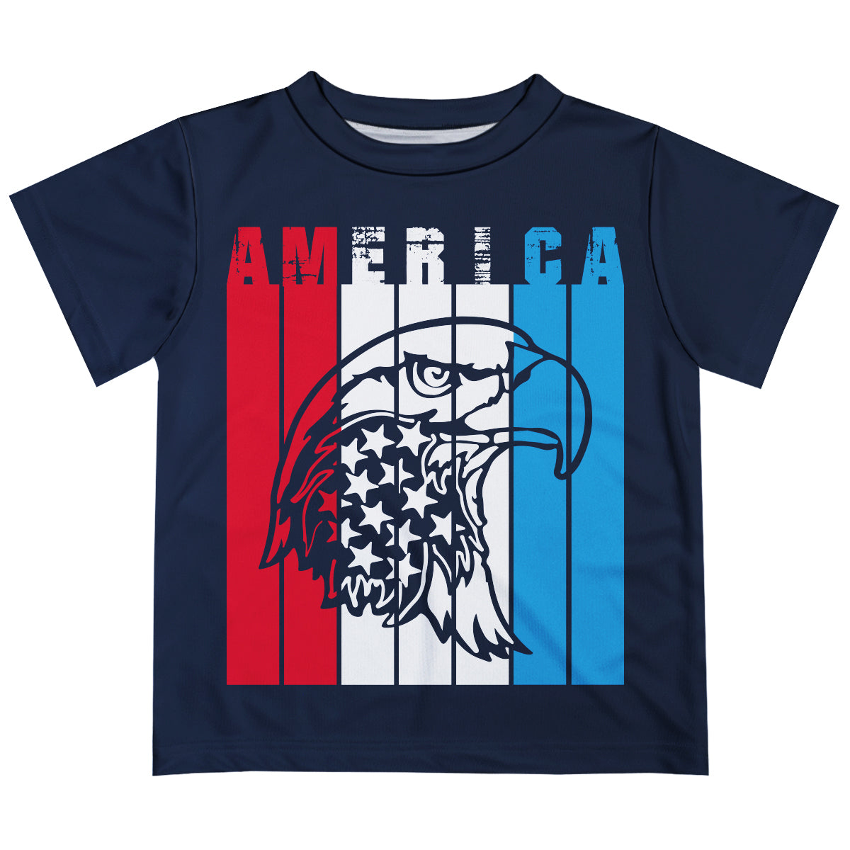 USA Eagle Navy Short Sleeve Tee Shirt