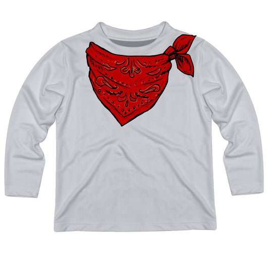 Cowboy Name White Long Sleeve Tee Shirt