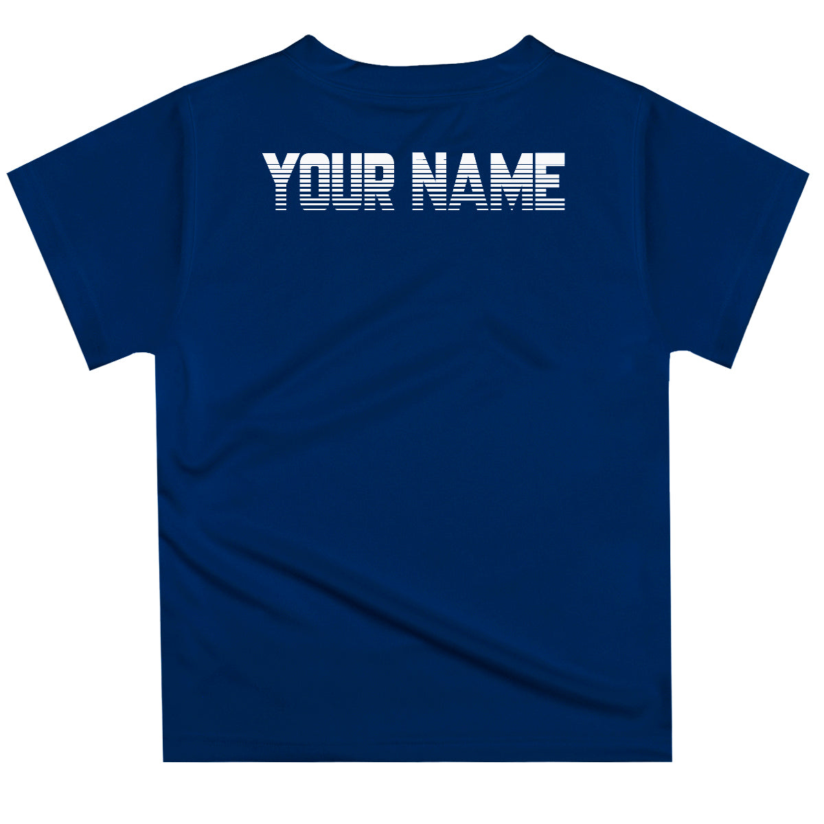 Game On Monogram Navy Short Sleeve Tee Shirt - Wimziy&Co.