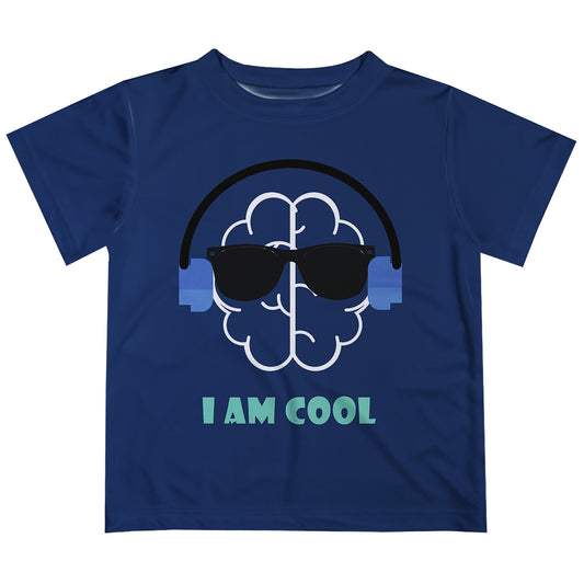 I Am Cool Navy Short Sleeve Tee Shirt