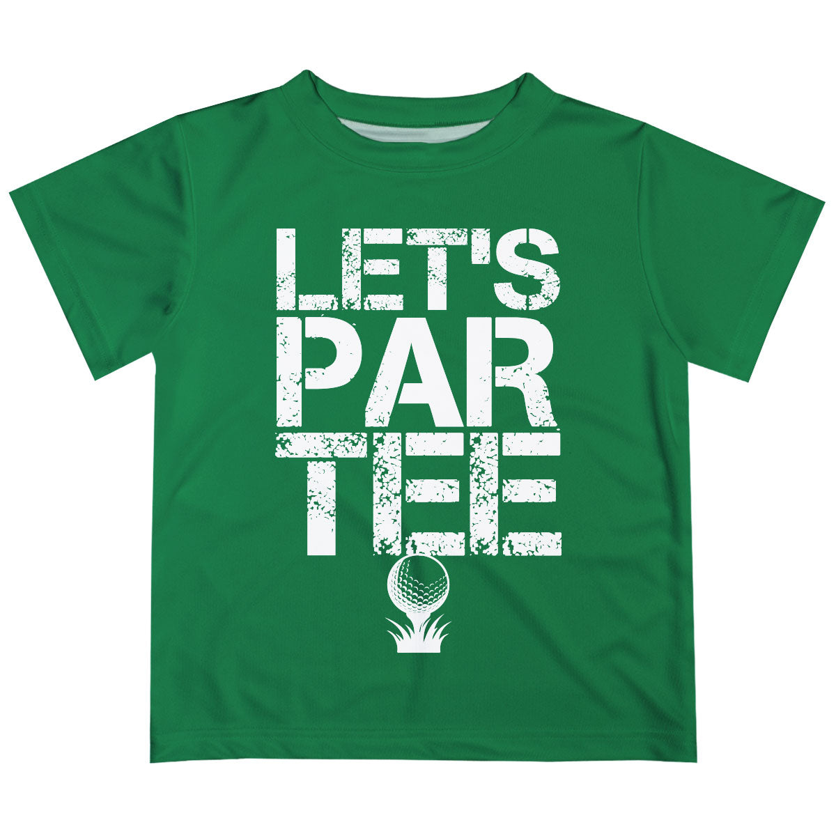 Lets Par Tee Green Short Sleeve Tee Shirt
