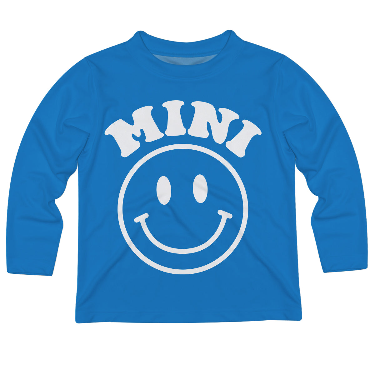 Smile Face Royal Long Sleeve Tee Shirt