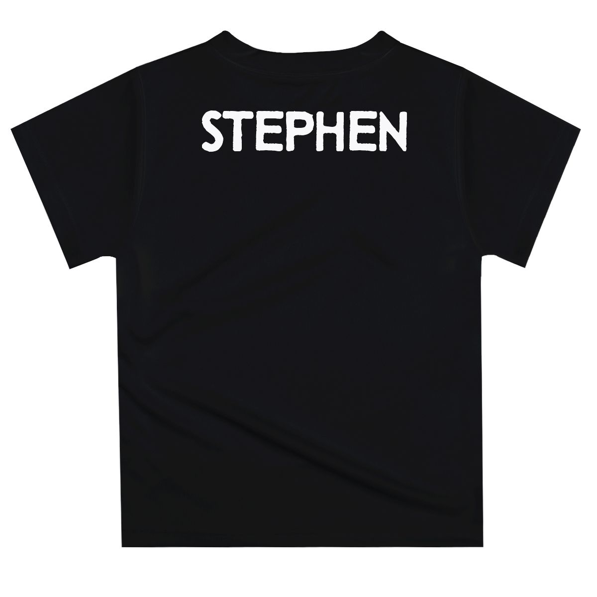 Baseball Personalized Name Black Short Sleeve Tee Shirt - Wimziy&Co.
