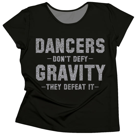 Dancers Black Short Sleeve Tee Shirt