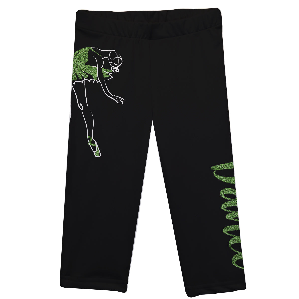 Dance Ballerina Black Capri Leggings - Wimziy&Co.