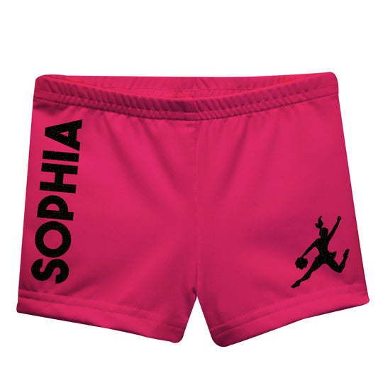 Cheer Name Hot Pink Shorties