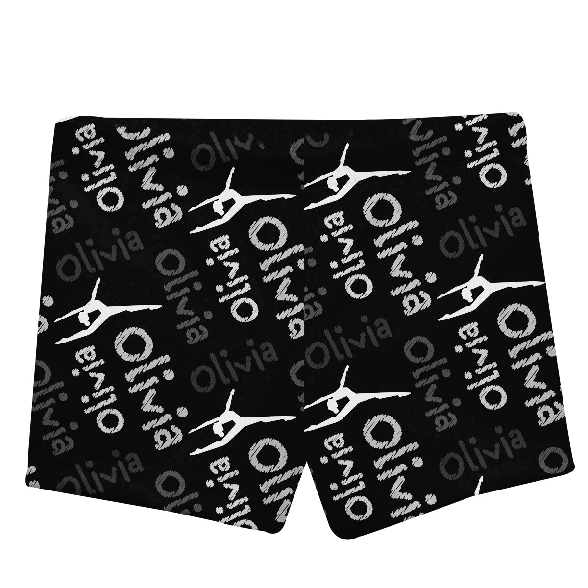 Black dance shorts with name - Wimziy&Co.