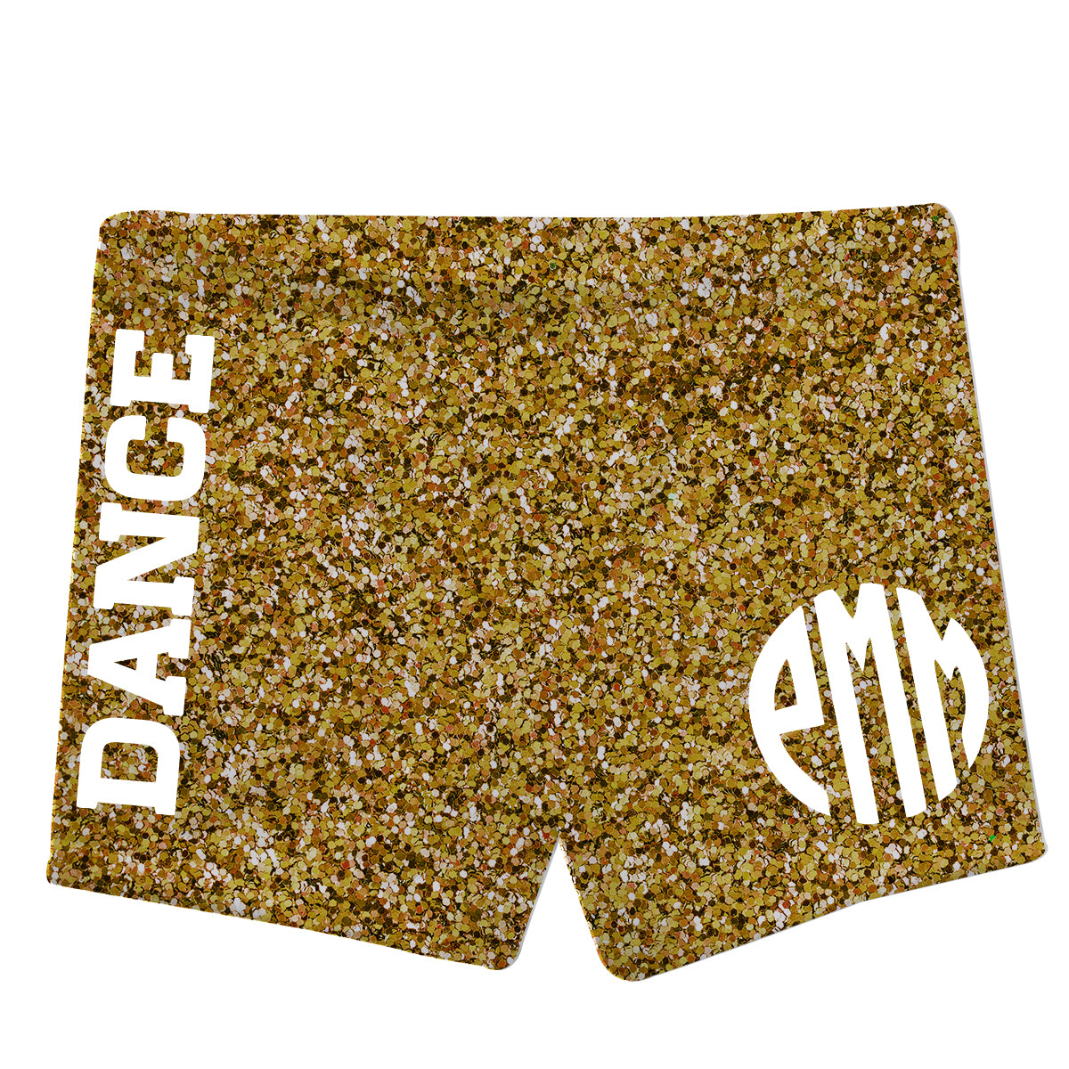 Dance Monogram Black Glitter Shorties - Wimziy&Co.