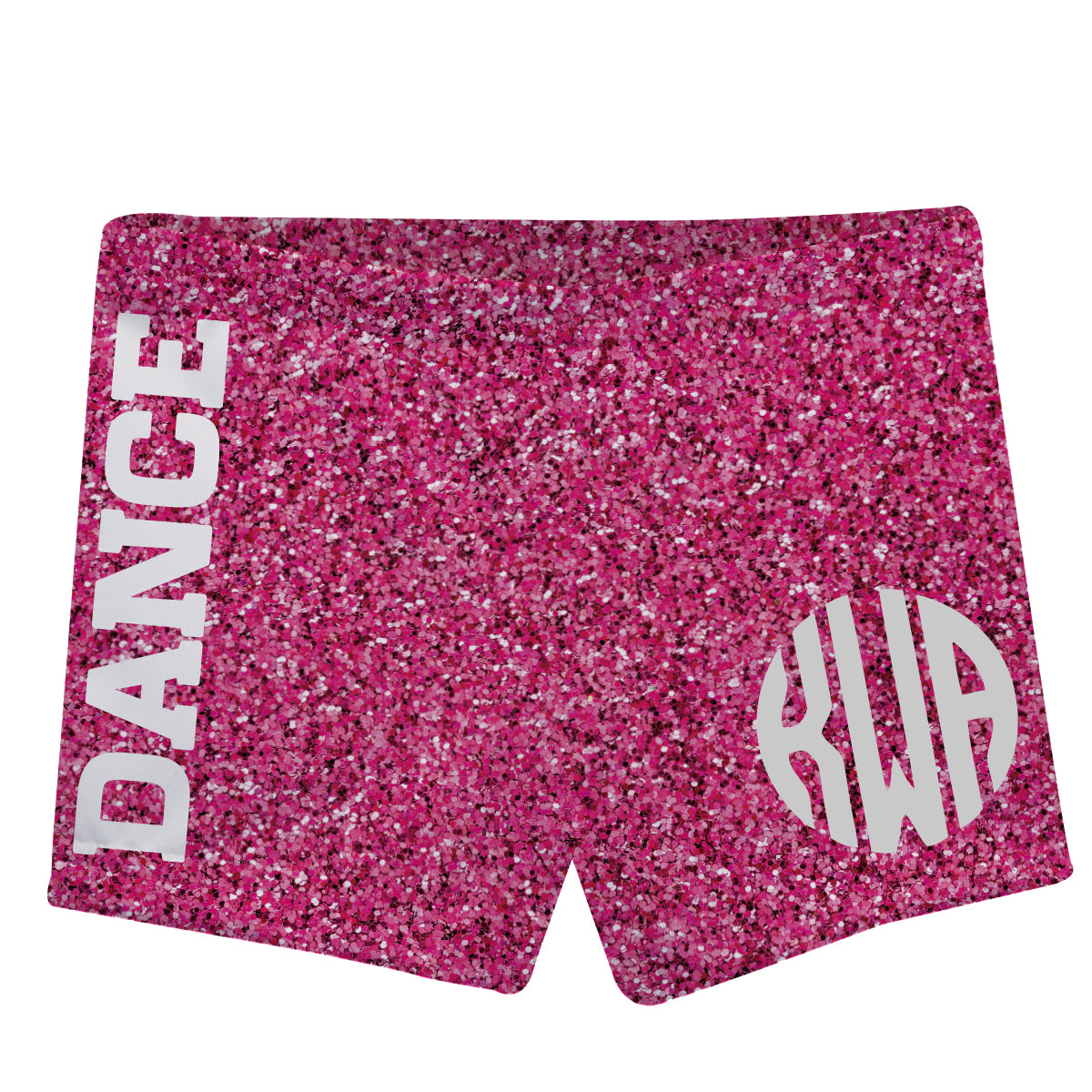 Dance Monogram Black Glitter Shorties - Wimziy&Co.