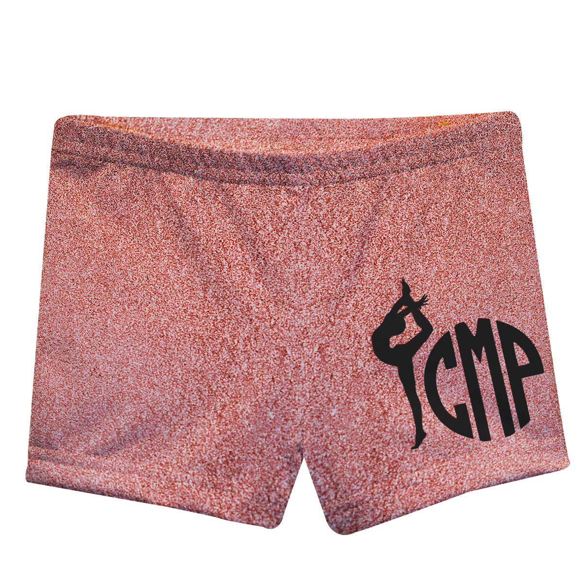 Dance Monogram Pink Glitter Shorties - Wimziy&Co.