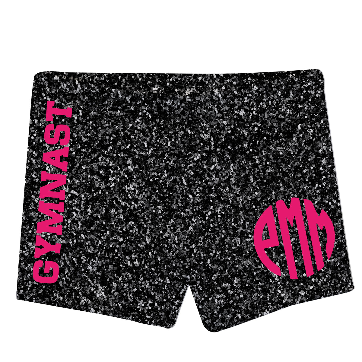 Hot glitter gymnast shorts with monogram - Wimziy&Co.