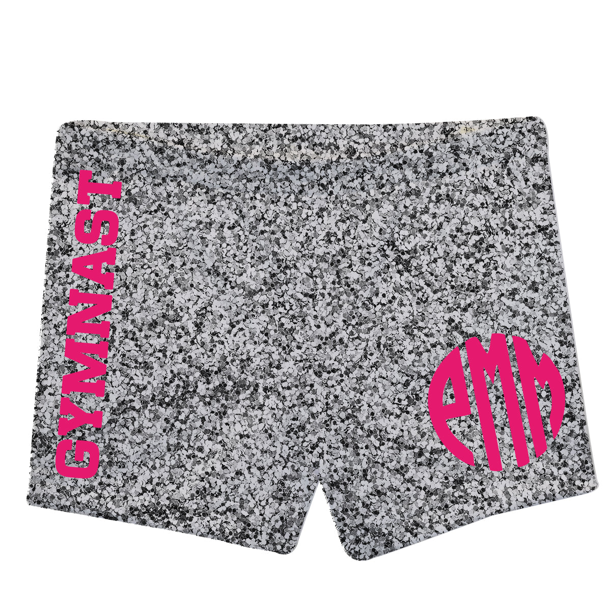 Hot glitter gymnast shorts with monogram - Wimziy&Co.