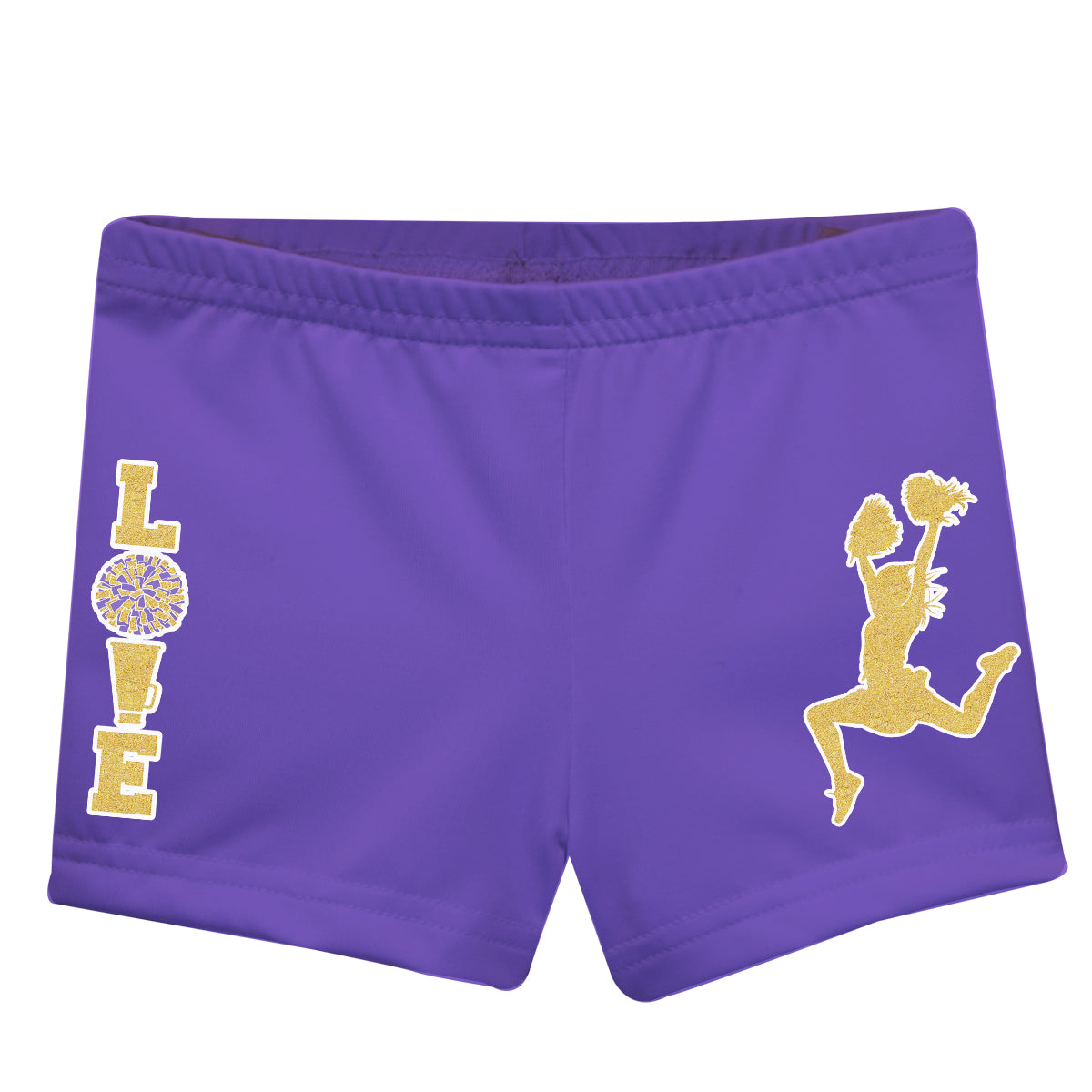 Love Cheer Purple Shorties