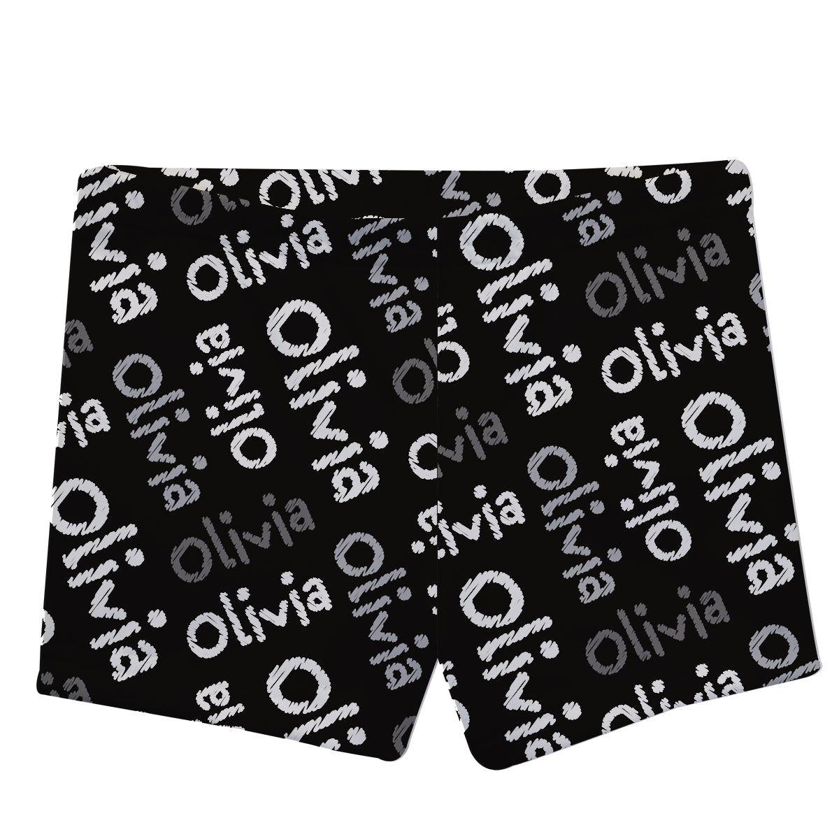 Name Print Black Shorties - Wimziy&Co.