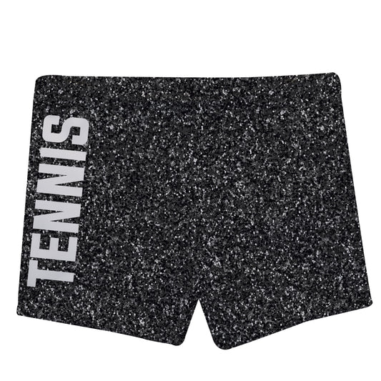 Tennis Black Glitter Shorties