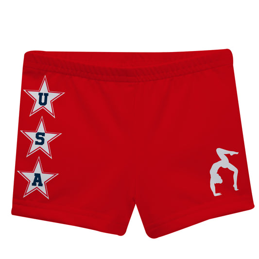 USA Stars Silhouette Girls Shorties - Wimziy&Co.