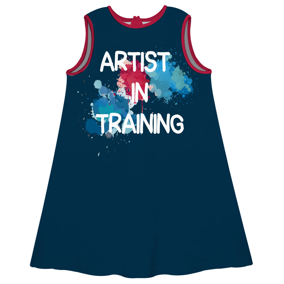 Artist In Training Navy A Line Dress - Wimziy&Co.