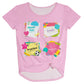Notes Back To School Pink Knot Top - Wimziy&Co.