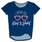 I Bring The Cool Your Grade School Navy Knot Top