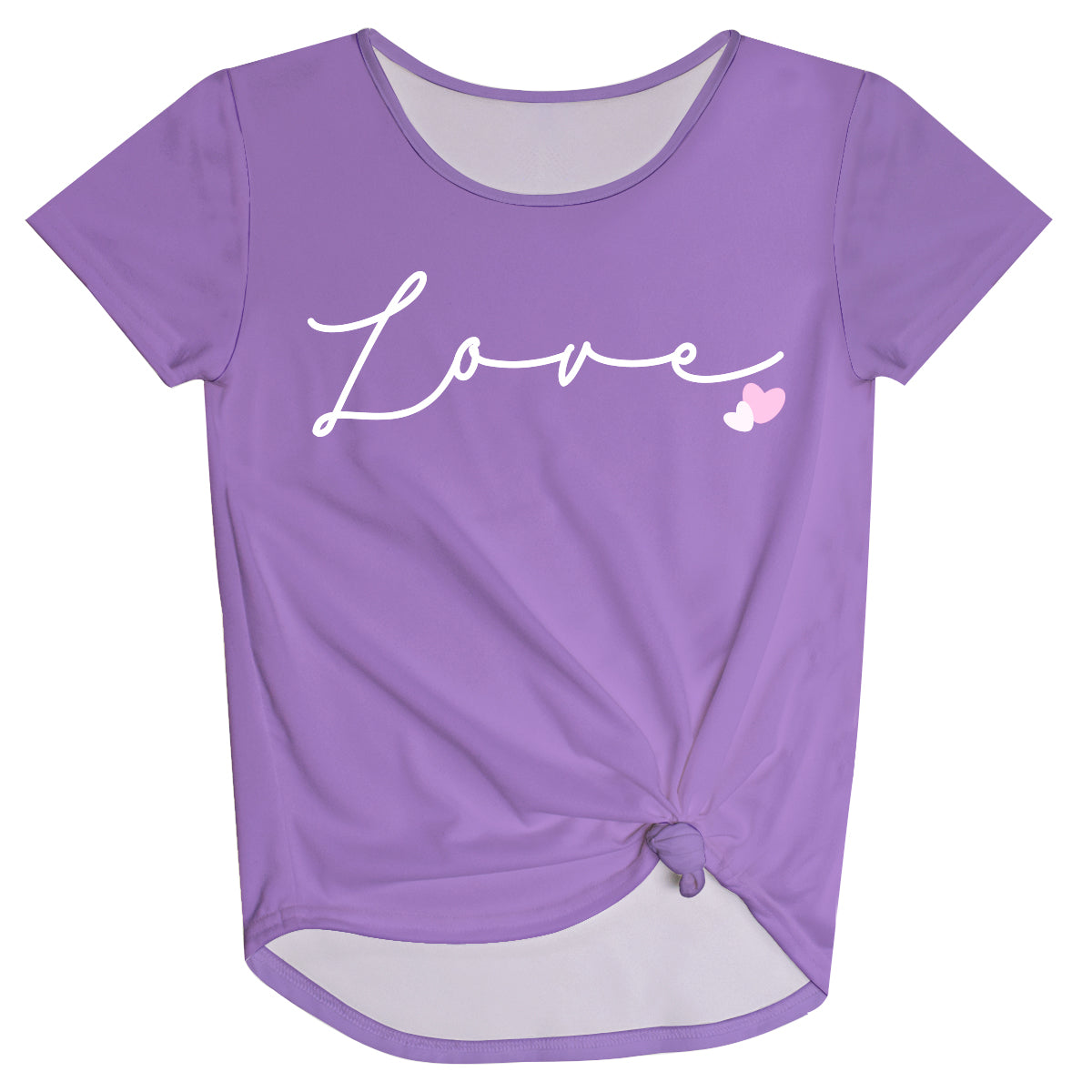 Love Purple Knot Top - Wimziy&Co.
