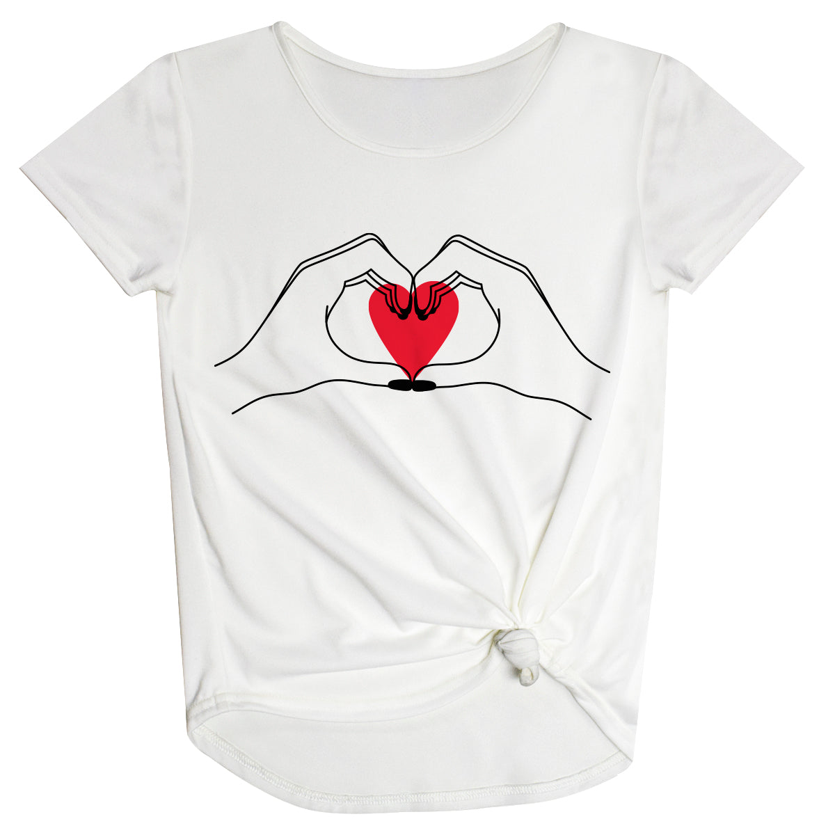 Love White Knot Top - Wimziy&Co.