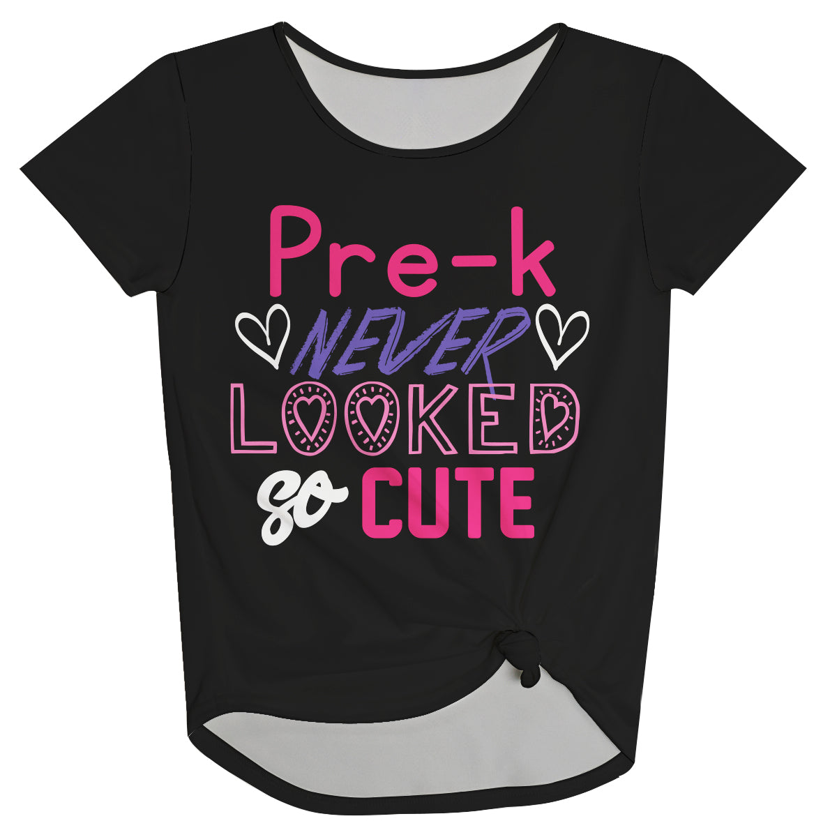 You Grade Never Looked So Cute Black Knot Top - Wimziy&Co.