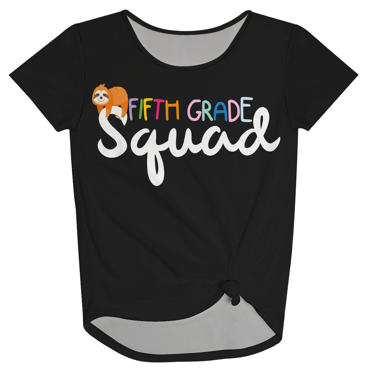 Your Grade Squad Black Knot Top