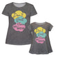 Dont Quit Your Day Dreams Gray Short Sleeve Laurie Top - Wimziy&Co.