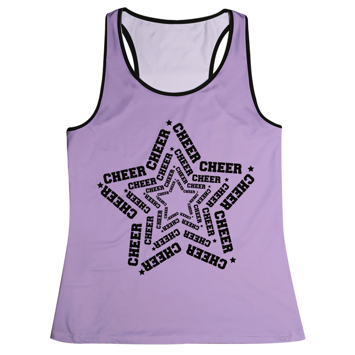 Cheer Purple Tank Top
