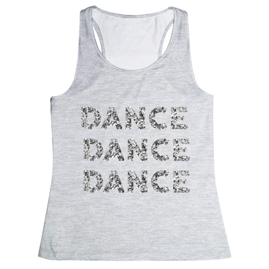 Dance Gray Denim Tank Top