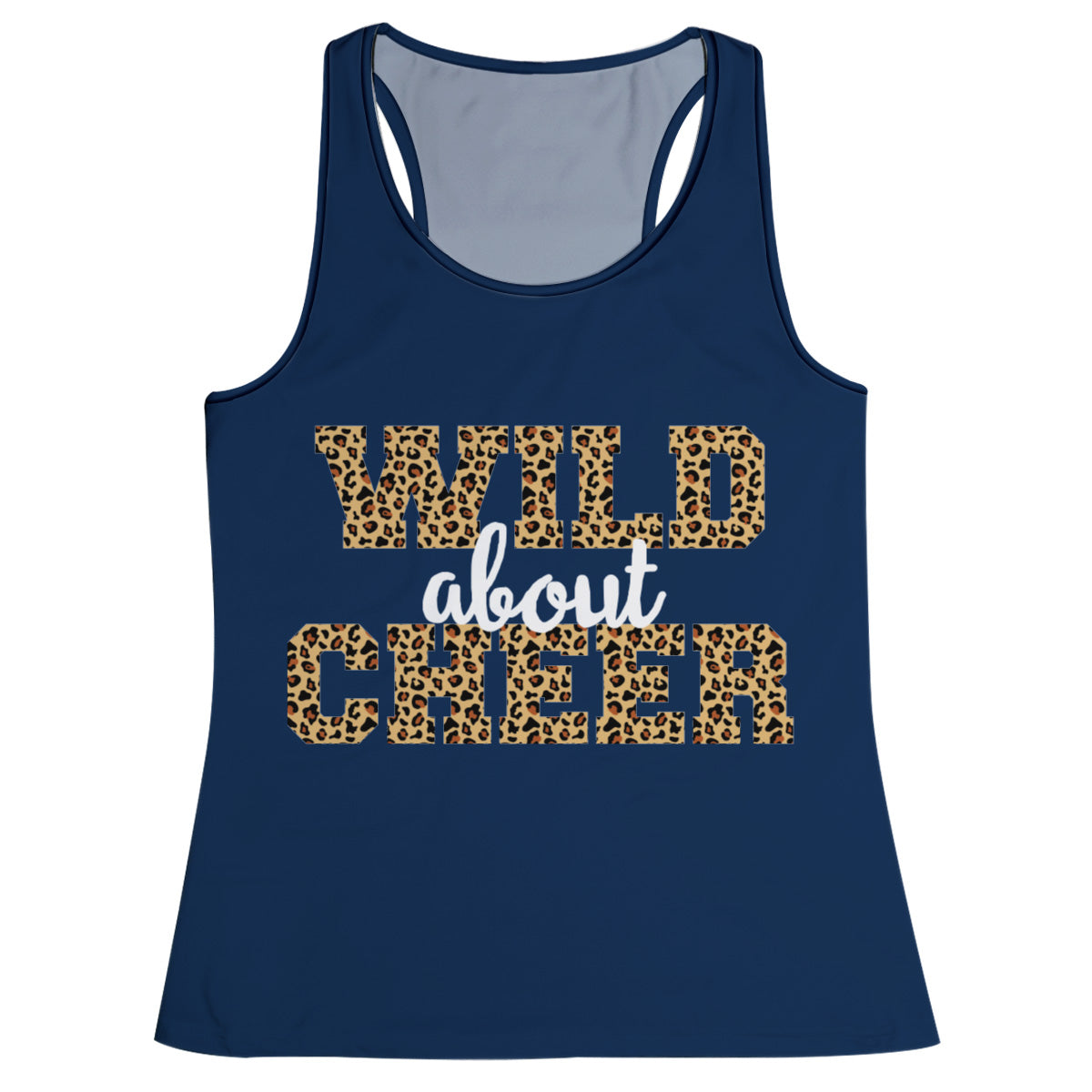 Wild About Cheer Navy Tank Top