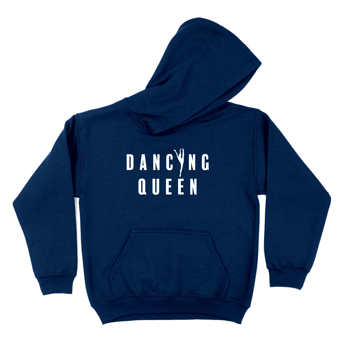 Dancing Queen Navy Fleece Long Sleeve Hoodie