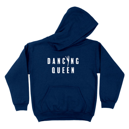 Dancing Queen Navy Fleece Long Sleeve Hoodie